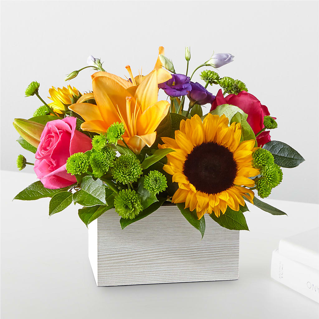 Best Day Box Bouquet – DAWN'S FLOWER PATCH, Lake Wales FL