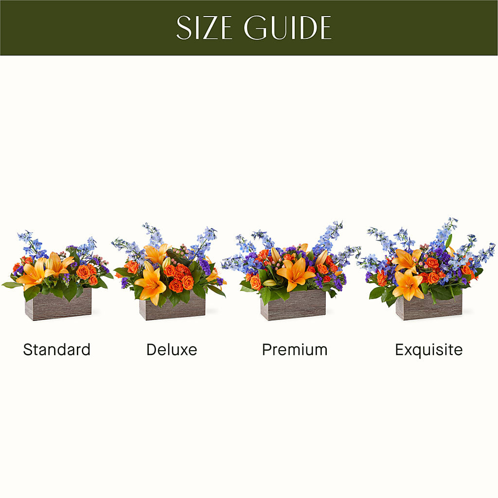 Radiant Citrus Box Bouquet – DAWN'S FLOWER PATCH, Lake Wales FL