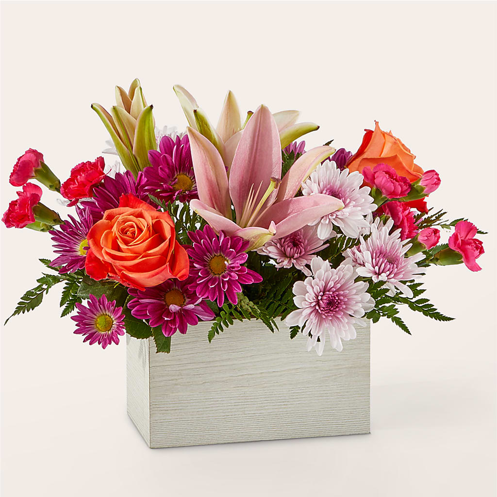 Light of My Life Box Bouquet – DAWN'S FLOWER PATCH, Lake Wales FL