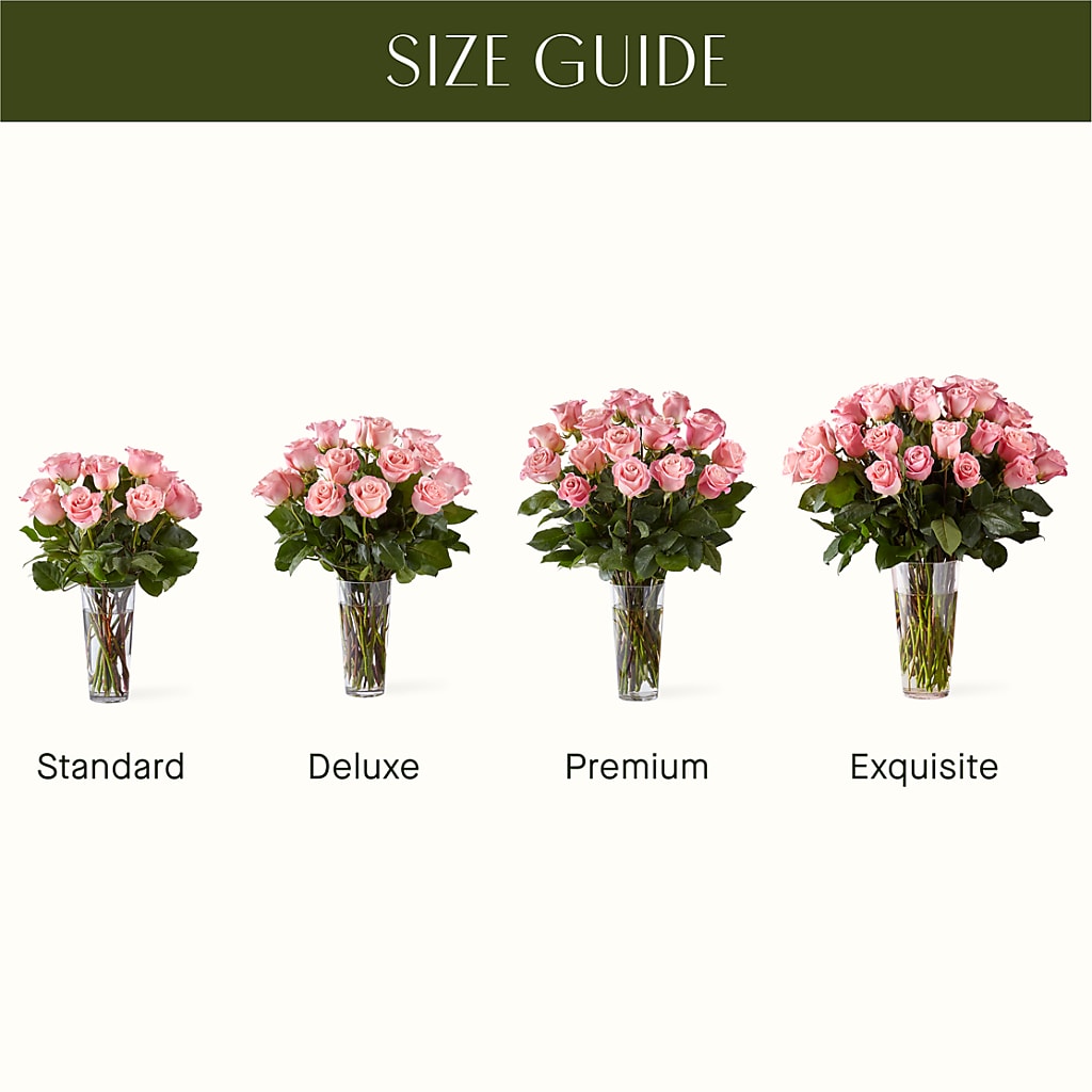 Long Stem Pink Rose Bouquet – DAWN'S FLOWER PATCH, Lake Wales FL
