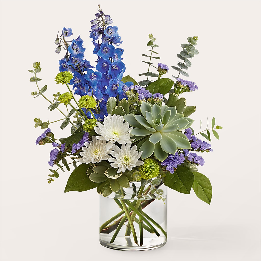Cerulean Waves Bouquet – DAWN'S FLOWER PATCH, Lake Wales FL
