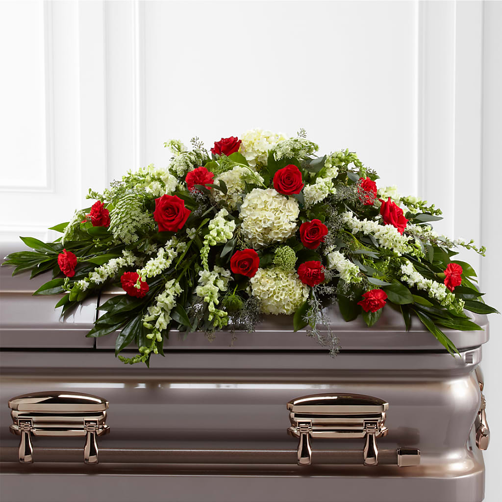 Sincerity Casket Spray – DAWN'S FLOWER PATCH, Lake Wales FL