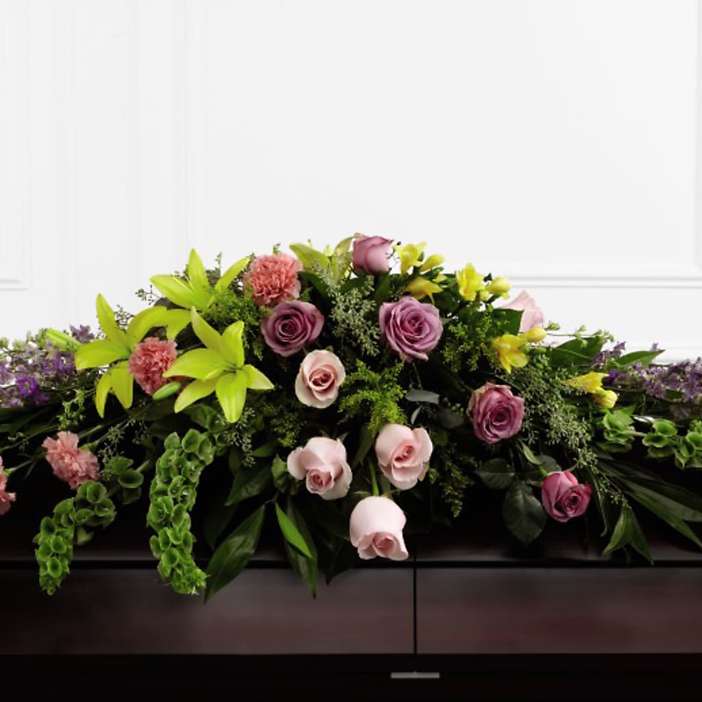 Forever Beloved Casket Spray – DAWN'S FLOWER PATCH, Lake Wales FL