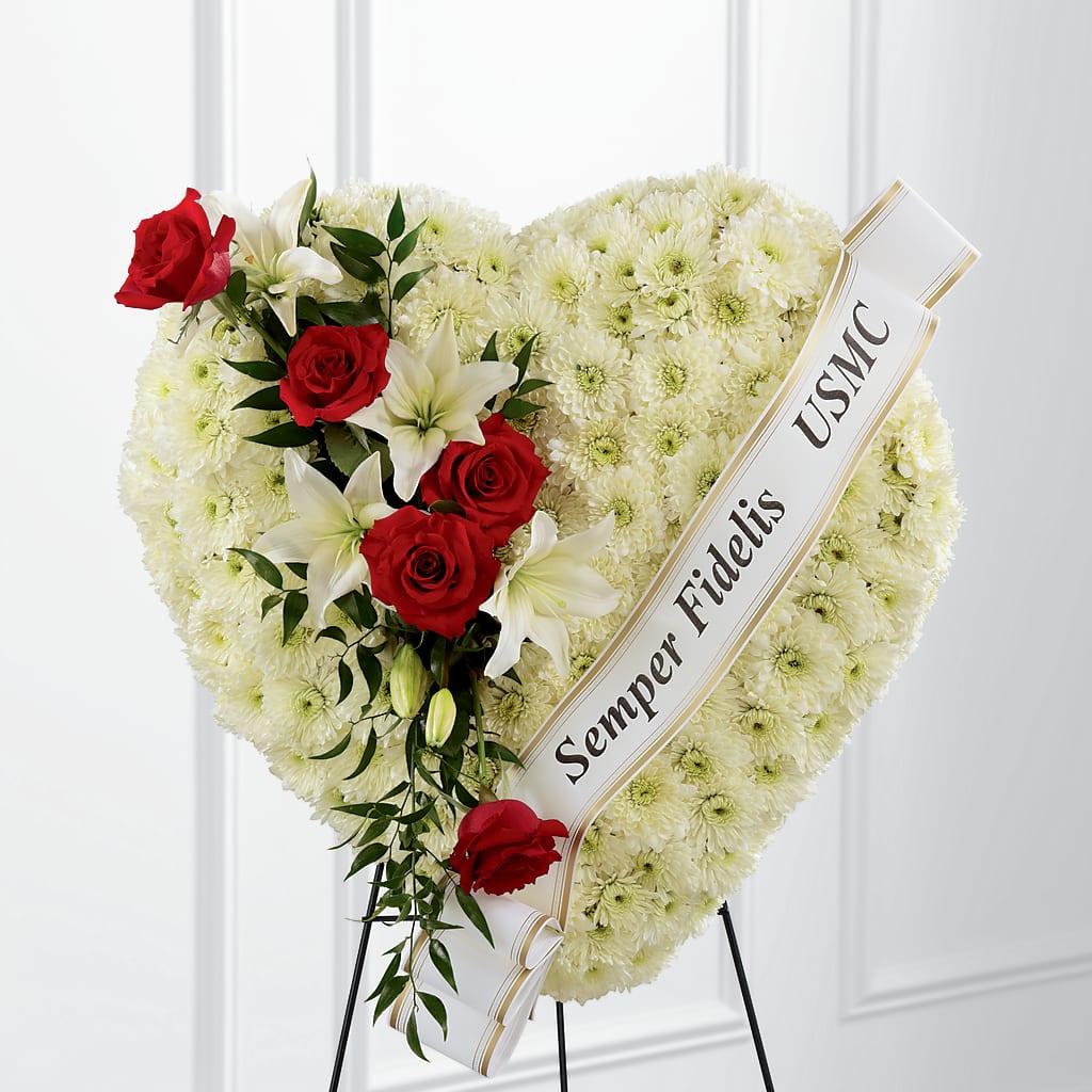 Heartfelt Hero Standing Heart – DAWN'S FLOWER PATCH, Lake Wales FL