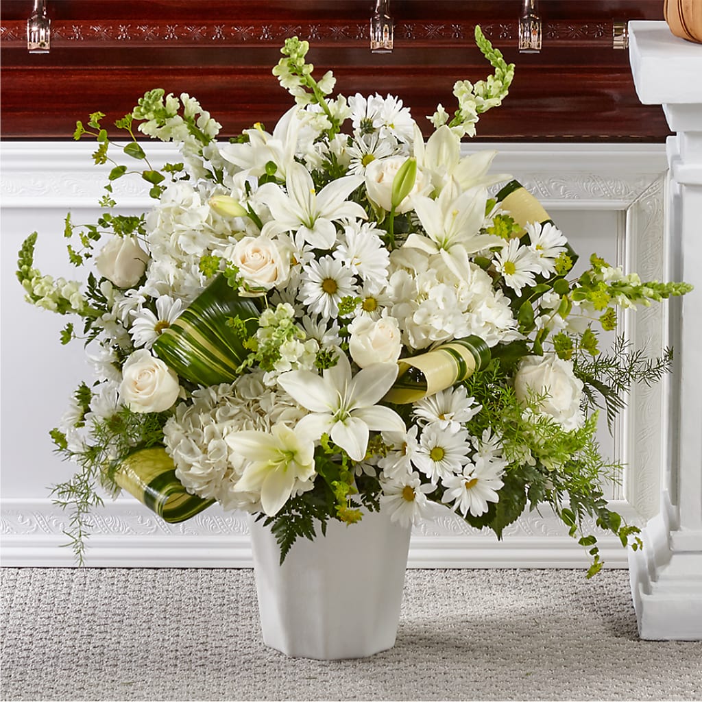 Thoughts of Tranquility Floor Basket – DAWN'S FLOWER PATCH, Lake Wales FL