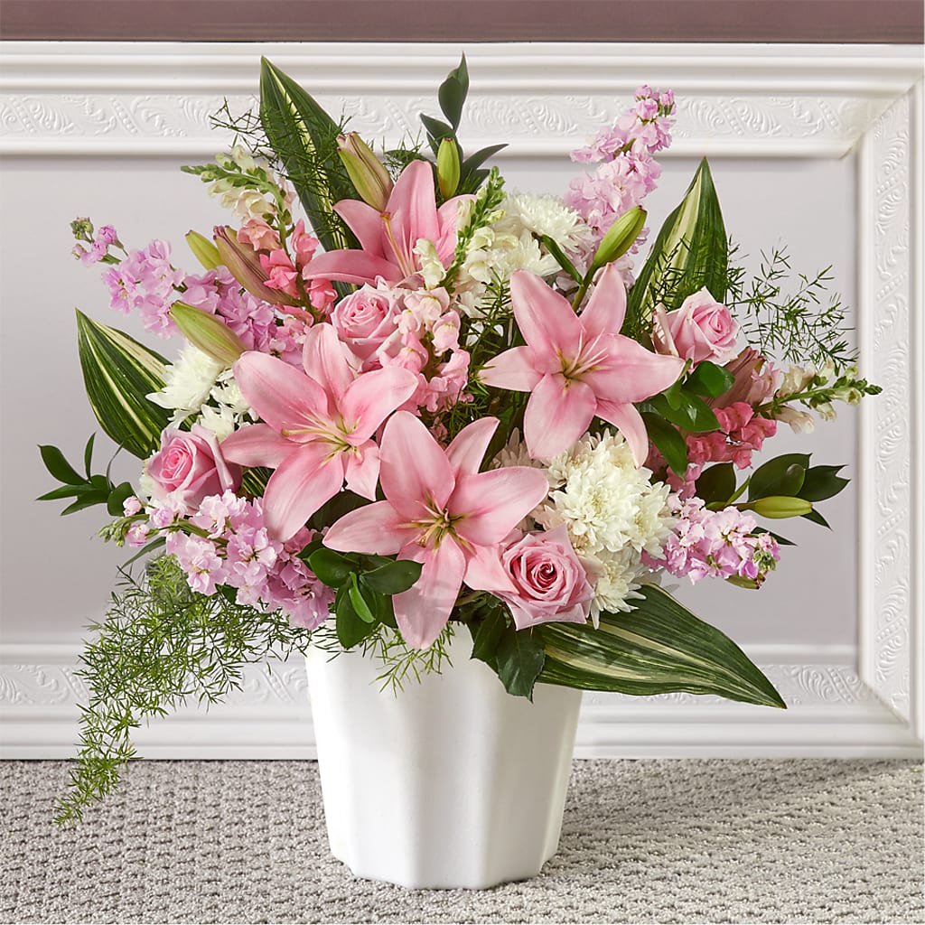 Simply Serene Floor Basket – DAWN'S FLOWER PATCH, Lake Wales FL