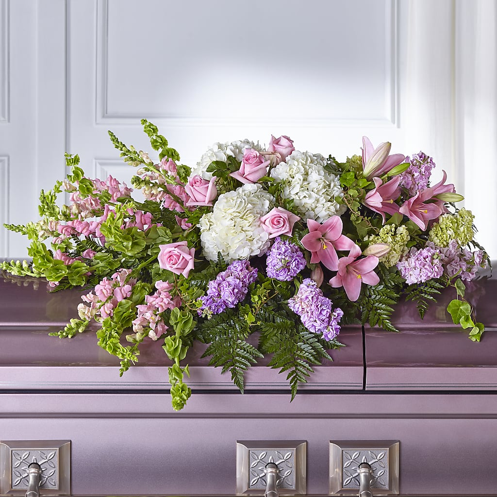 Life's Gratitude Casket Spray – DAWN'S FLOWER PATCH, Lake Wales FL