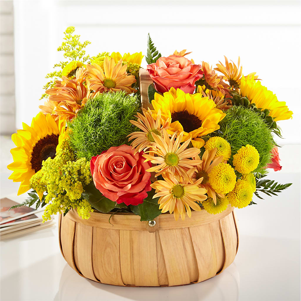 Harvest Sunflower Basket – DAWN'S FLOWER PATCH, Lake Wales FL