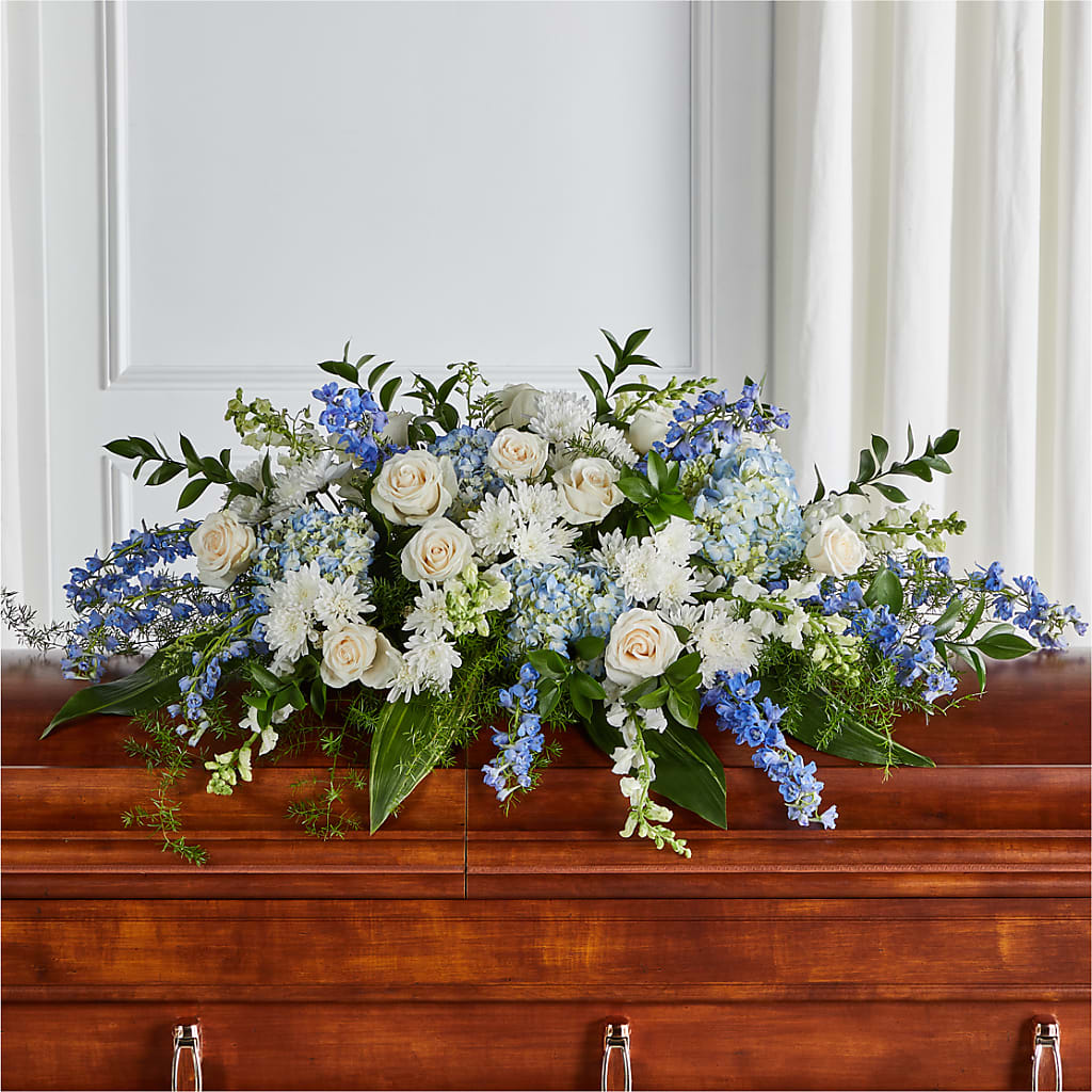 Timeless Essence Casket Spray – DAWN'S FLOWER PATCH, Lake Wales FL