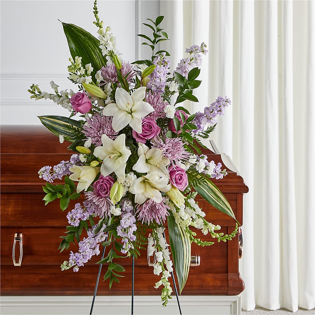 Grateful Hearts Standing Spray – DAWN'S FLOWER PATCH, Lake Wales FL