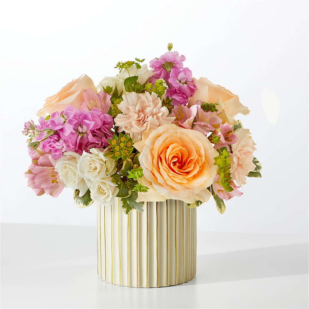 Paradise Bouquet with Ivory Vase – DAWN'S FLOWER PATCH, Lake Wales FL
