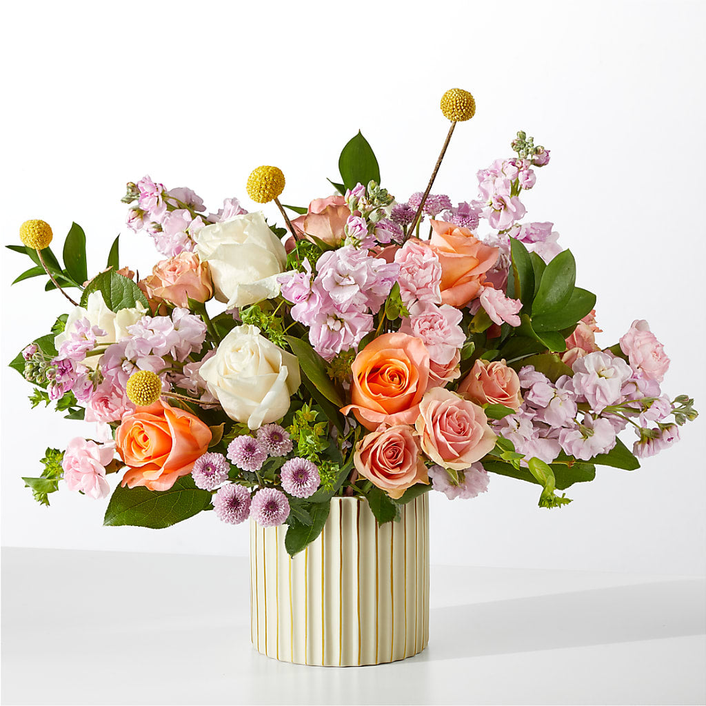 French Market Bouquet with Ivory Vase – DAWN'S FLOWER PATCH, Lake Wales FL