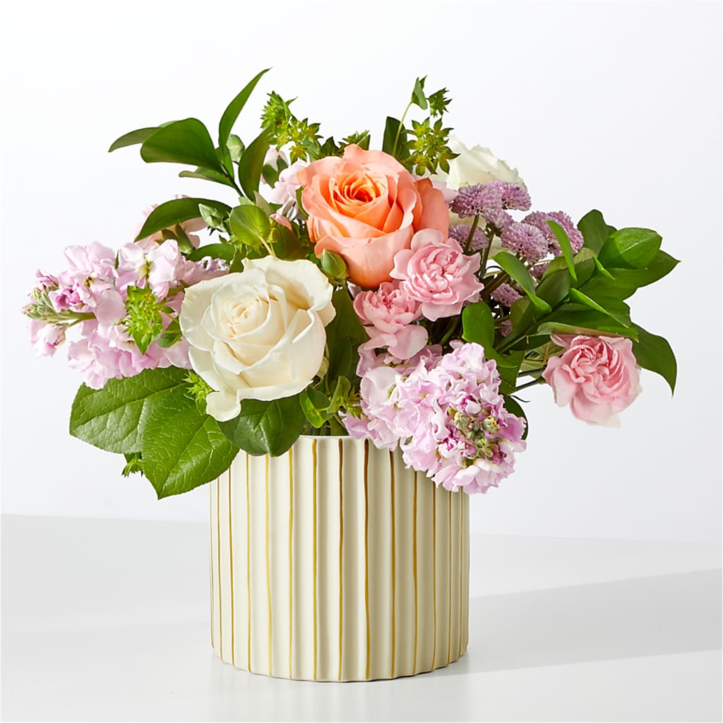 French Market Bouquet with Ivory Vase – DAWN'S FLOWER PATCH, Lake Wales FL