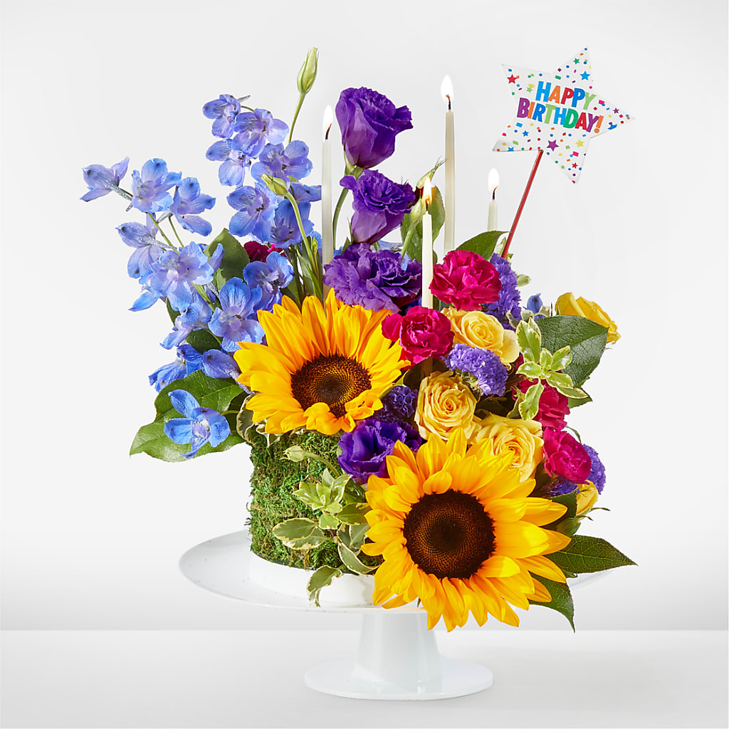 Star of the Day Floral Cake – DAWN'S FLOWER PATCH, Lake Wales FL