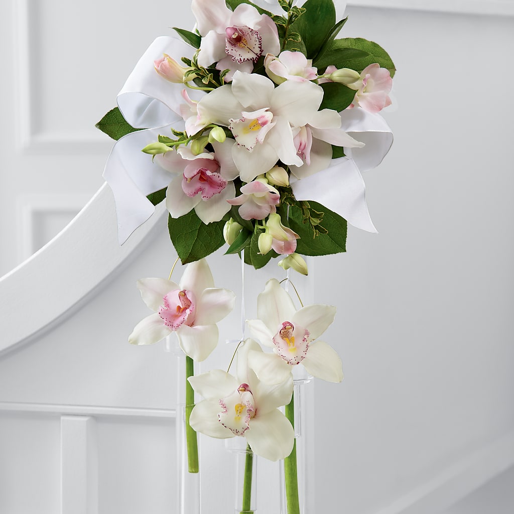 Perfect Entrance Pew Arrangement – DAWN'S FLOWER PATCH, Lake Wales FL