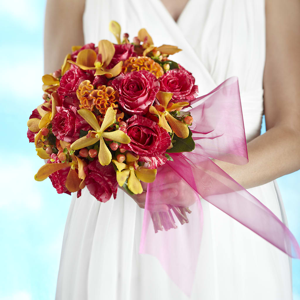 Brilliant Shades of Love Bouquet – DAWN'S FLOWER PATCH, Lake Wales FL