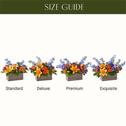 Radiant Citrus Box Bouquet – DAWN'S FLOWER PATCH, Lake Wales FL