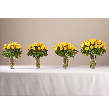 Long Stem Yellow Rose Bouquet – DAWN'S FLOWER PATCH, Lake Wales FL