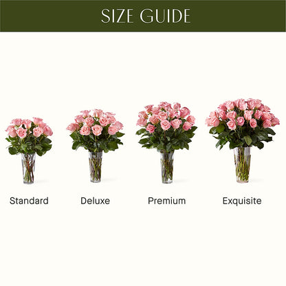 Long Stem Pink Rose Bouquet – DAWN'S FLOWER PATCH, Lake Wales FL
