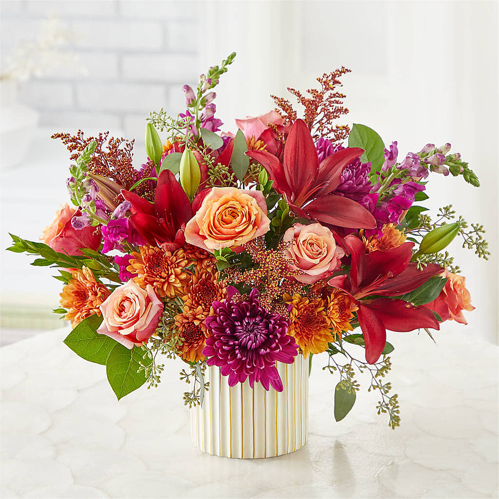 Burgundy Landscape Bouquet – DAWN'S FLOWER PATCH, Lake Wales FL