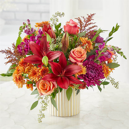 Burgundy Landscape Bouquet – DAWN'S FLOWER PATCH, Lake Wales FL