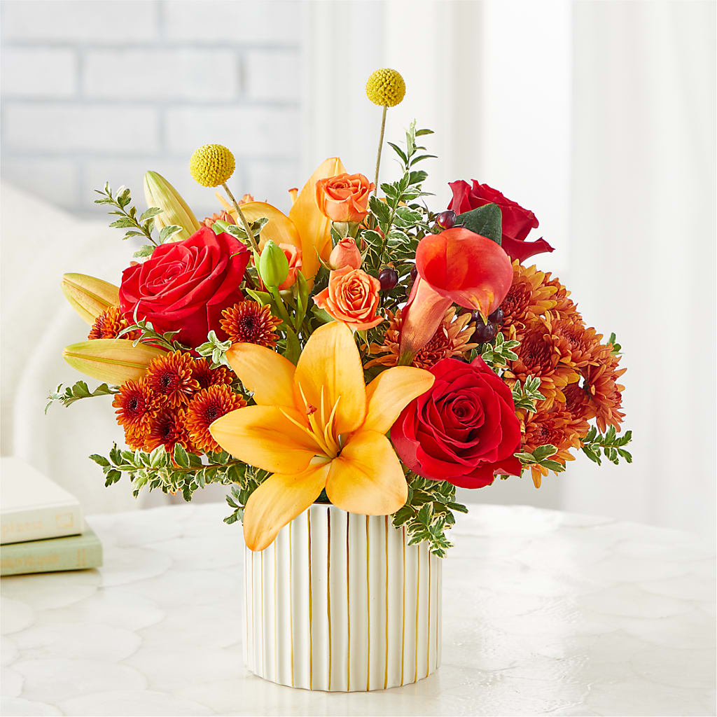Scarlet Skies Bouquet – DAWN'S FLOWER PATCH, Lake Wales FL