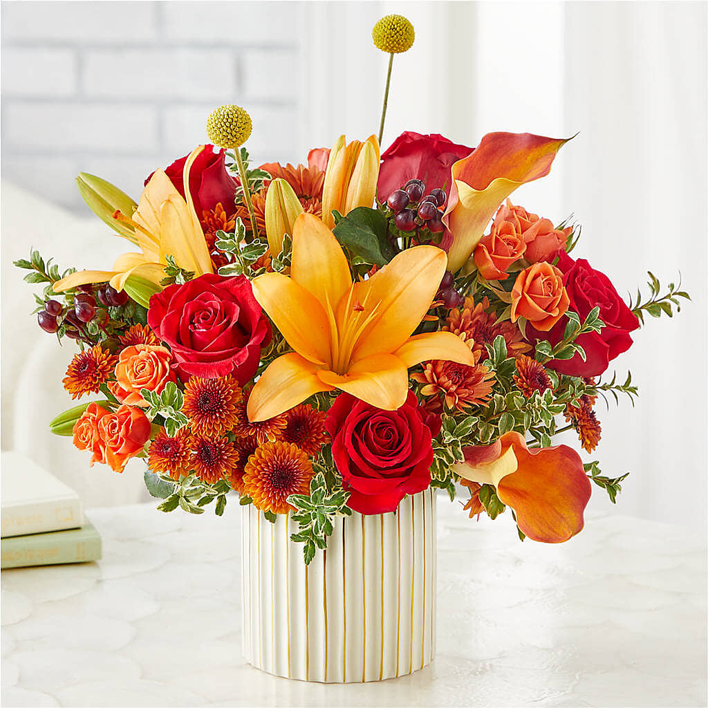 Scarlet Skies Bouquet – DAWN'S FLOWER PATCH, Lake Wales FL