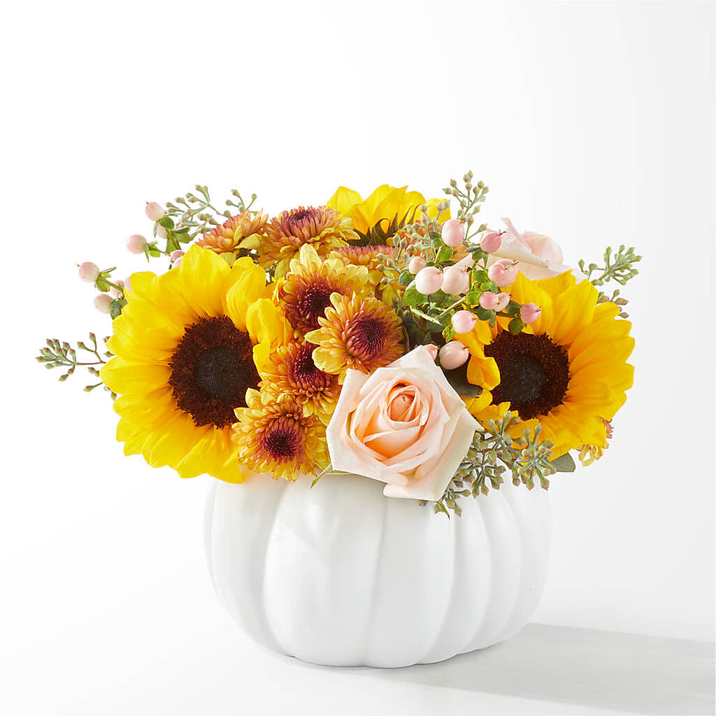 Pumpkin to Talk About Bouquet – DAWN'S FLOWER PATCH, Lake Wales FL