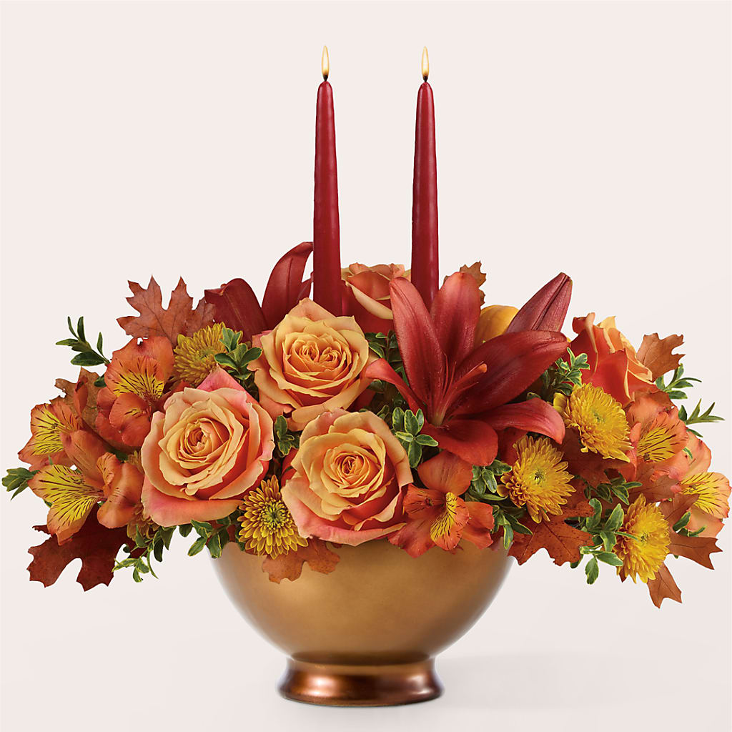 Harvest Table Centerpiece – DAWN'S FLOWER PATCH, Lake Wales FL