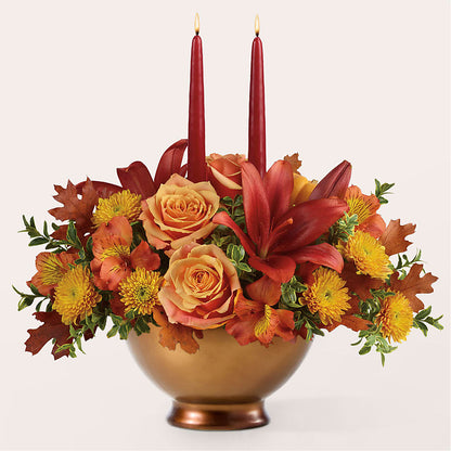 Harvest Table Centerpiece – DAWN'S FLOWER PATCH, Lake Wales FL
