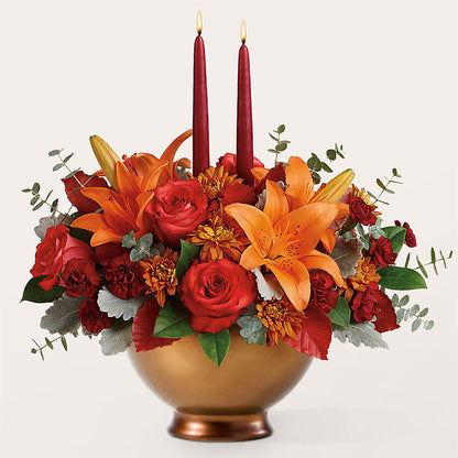 Fruits of Fall Centerpiece – DAWN'S FLOWER PATCH, Lake Wales FL