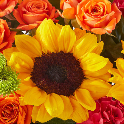 Sun-drenched Blooms Box Bouquet – DAWN'S FLOWER PATCH, Lake Wales FL