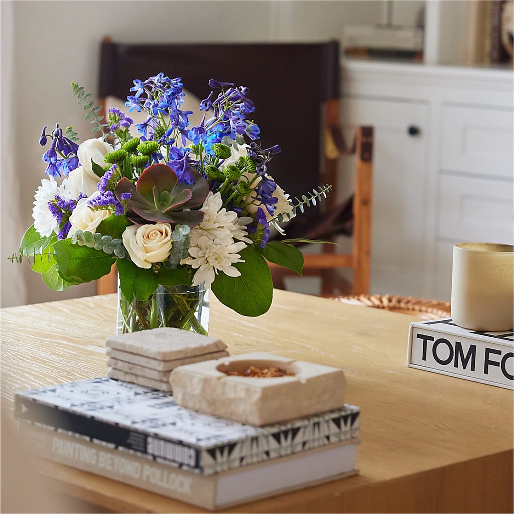 Cerulean Waves Bouquet – DAWN'S FLOWER PATCH, Lake Wales FL