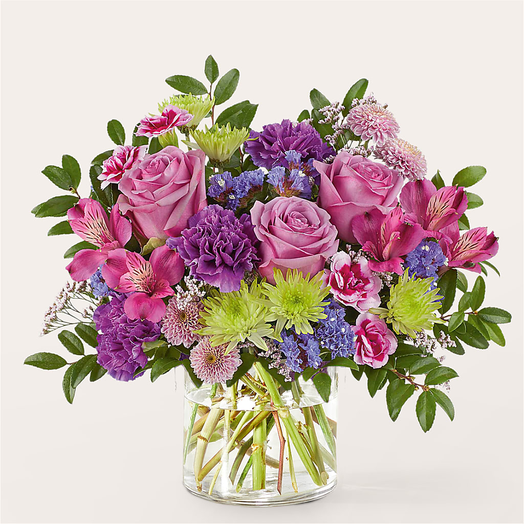 Glass Half Full Bouquet – DAWN'S FLOWER PATCH, Lake Wales FL