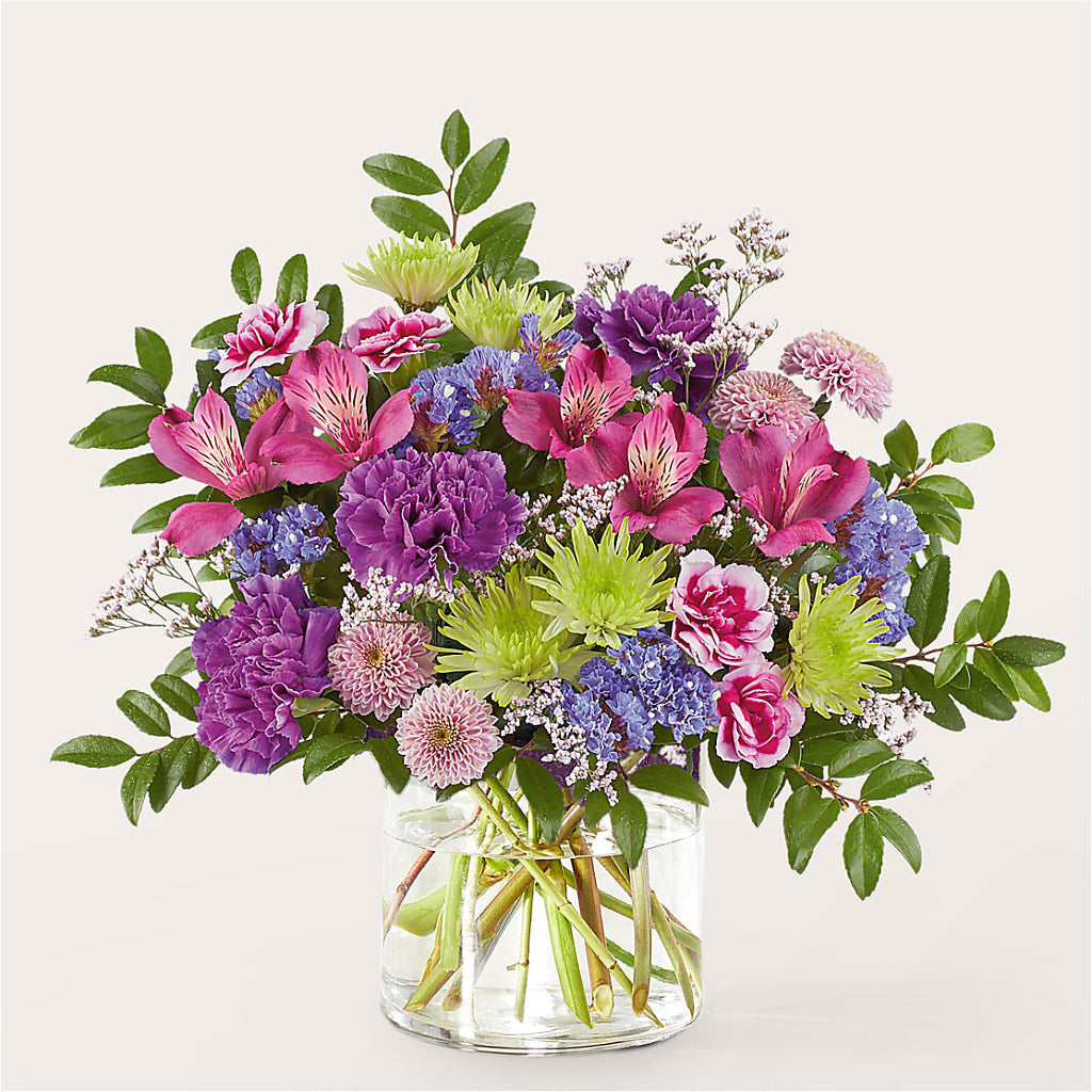 Glass Half Full Bouquet – DAWN'S FLOWER PATCH, Lake Wales FL