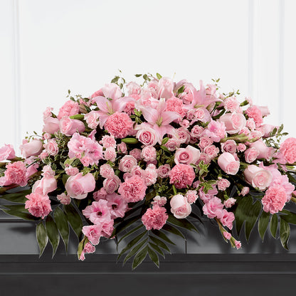 Garden of Comfort Casket Spray (Standard) – DAWN'S FLOWER PATCH, Lake Wales FL