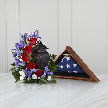 Patriotic Tribute Arrangement – DAWN'S FLOWER PATCH, Lake Wales FL