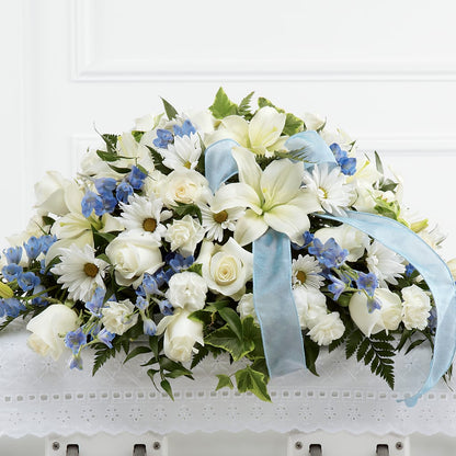 Tender Treasure Casket Spray – DAWN'S FLOWER PATCH, Lake Wales FL