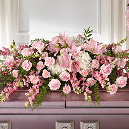 Life & Remembrance Casket Spray – DAWN'S FLOWER PATCH, Lake Wales FL