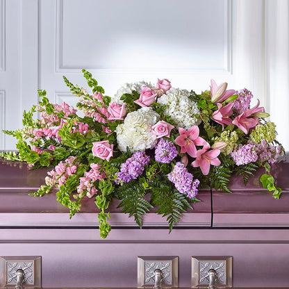 Life's Gratitude Casket Spray – DAWN'S FLOWER PATCH, Lake Wales FL