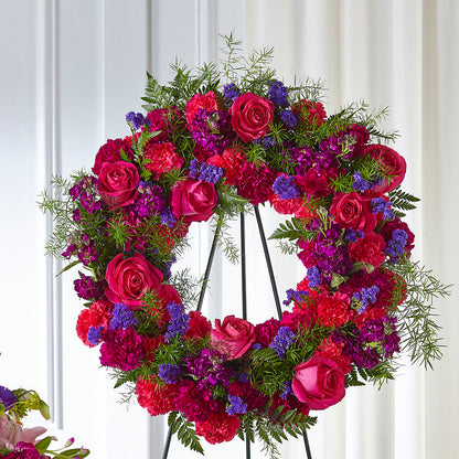 Calming Colors Wreath – DAWN'S FLOWER PATCH, Lake Wales FL