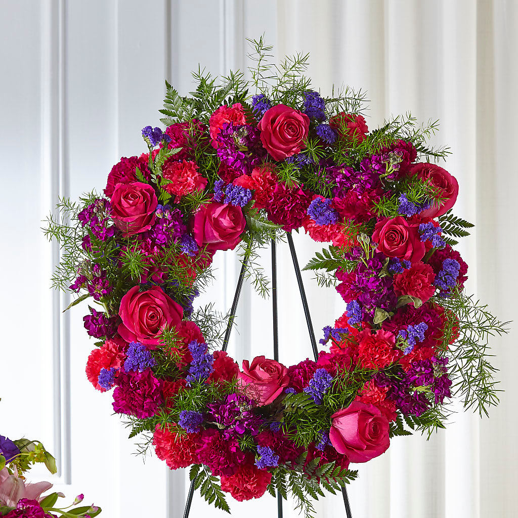 Calming Colors Wreath – DAWN'S FLOWER PATCH, Lake Wales FL