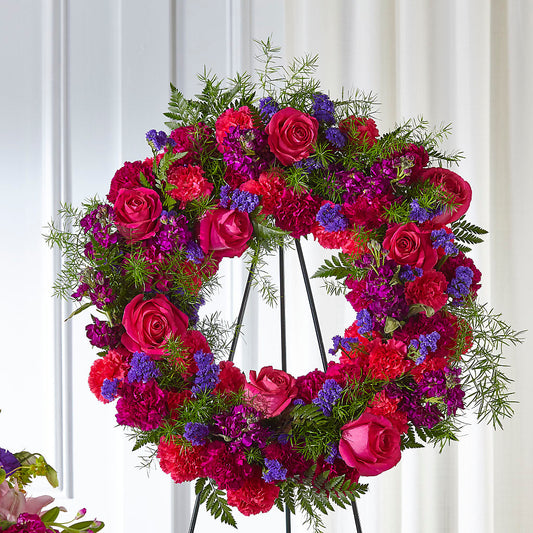 Calming Colors Wreath – DAWN'S FLOWER PATCH, Lake Wales FL