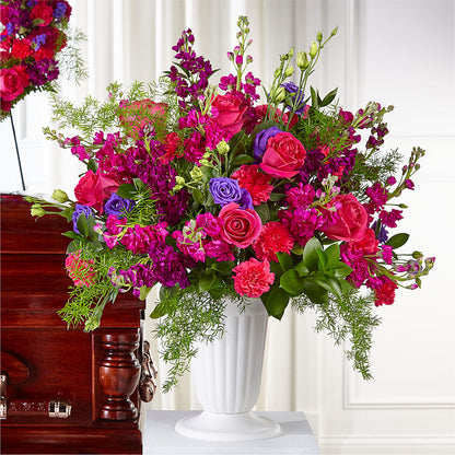 Eternal Day Arrangement – DAWN'S FLOWER PATCH, Lake Wales FL