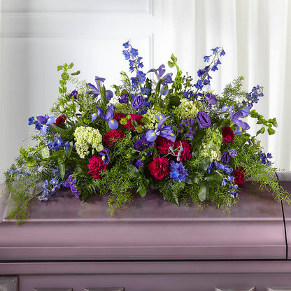 Always Treasured Casket Spray – DAWN'S FLOWER PATCH, Lake Wales FL