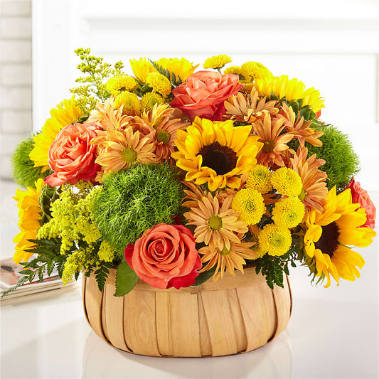 Harvest Sunflower Basket – DAWN'S FLOWER PATCH, Lake Wales FL