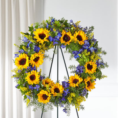 Bright Rays Wreath – DAWN'S FLOWER PATCH, Lake Wales FL