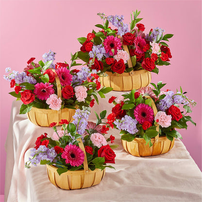 Pink Picnic Basket – DAWN'S FLOWER PATCH, Lake Wales FL