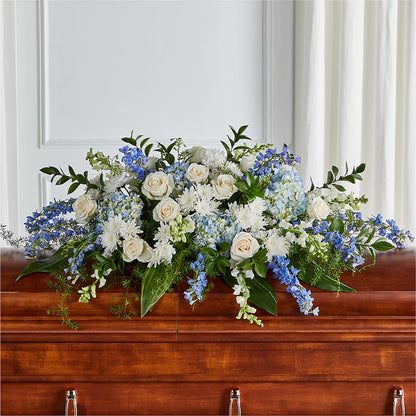 Timeless Essence Casket Spray – DAWN'S FLOWER PATCH, Lake Wales FL