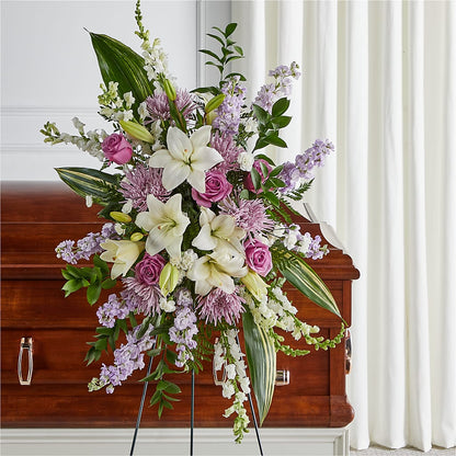 Grateful Hearts Standing Spray – DAWN'S FLOWER PATCH, Lake Wales FL